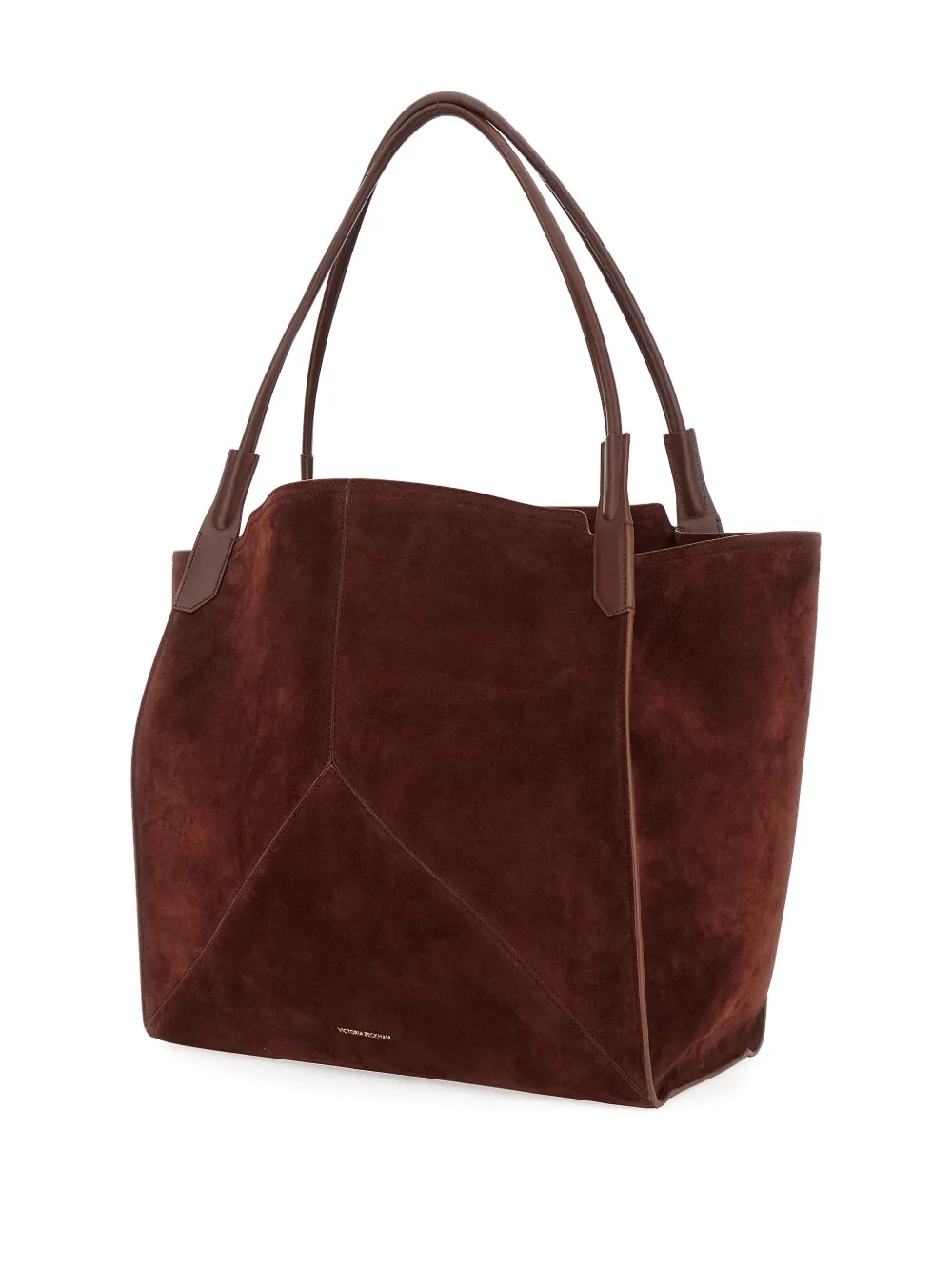 Victoria Beckham Suède shopper Bruin