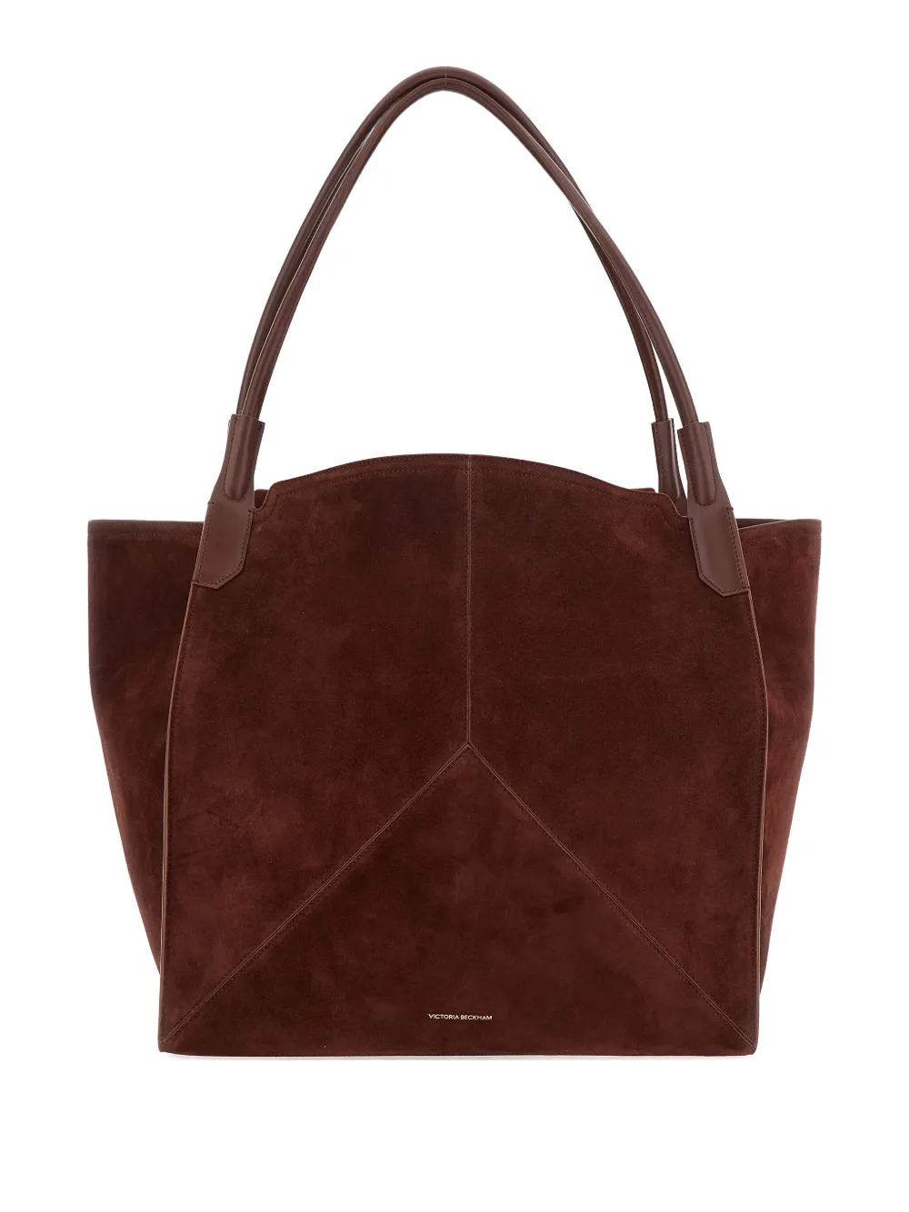 Victoria Beckham Suède shopper Bruin
