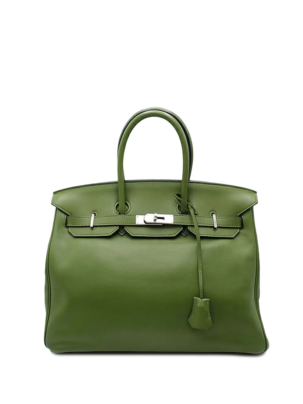 Hermès Pre-Owned 2009 Swift Birkin Retourne 35 handbag | Green | Image 1
