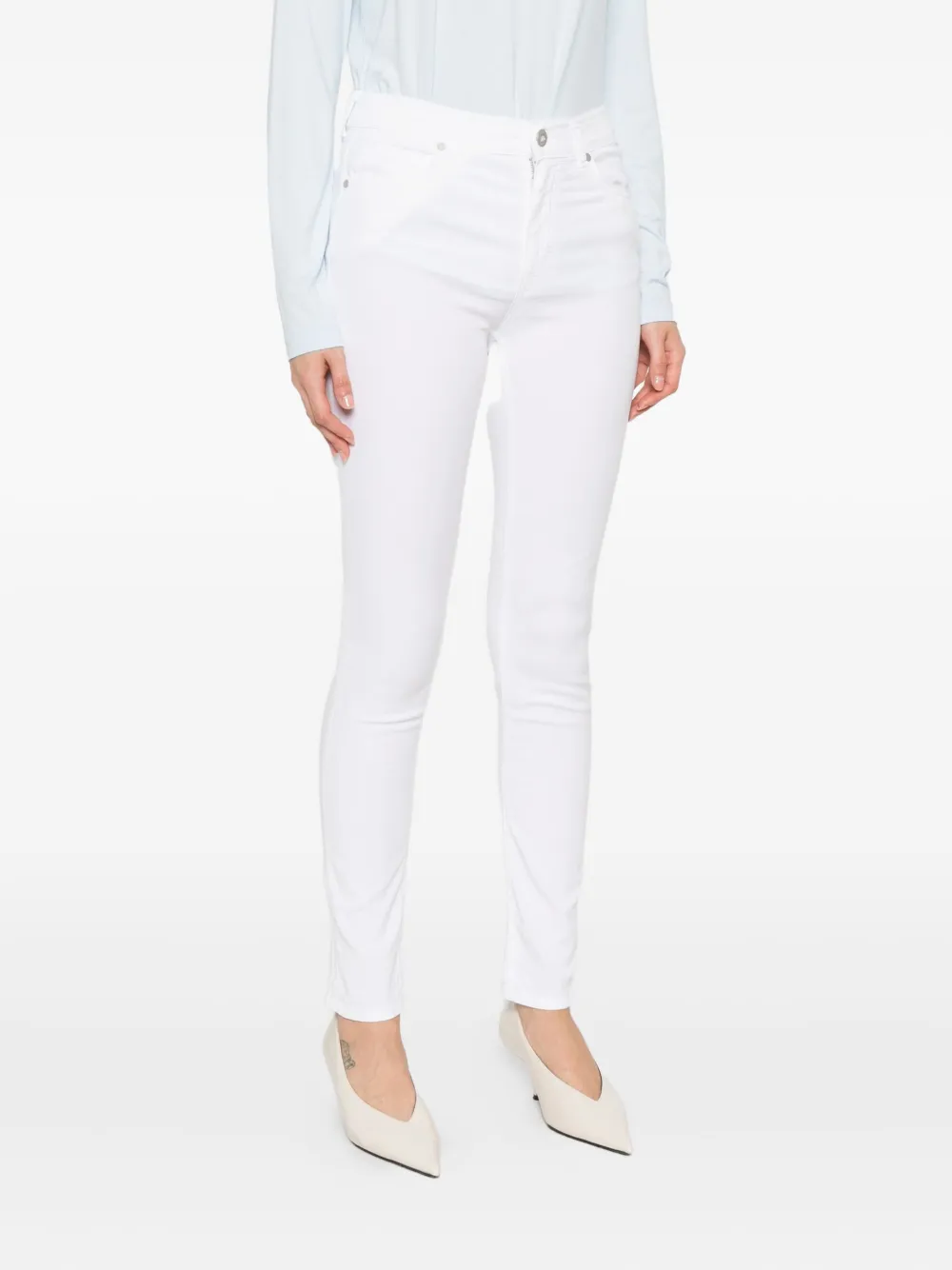 Marc O'Polo Broek met vijf zakken Wit