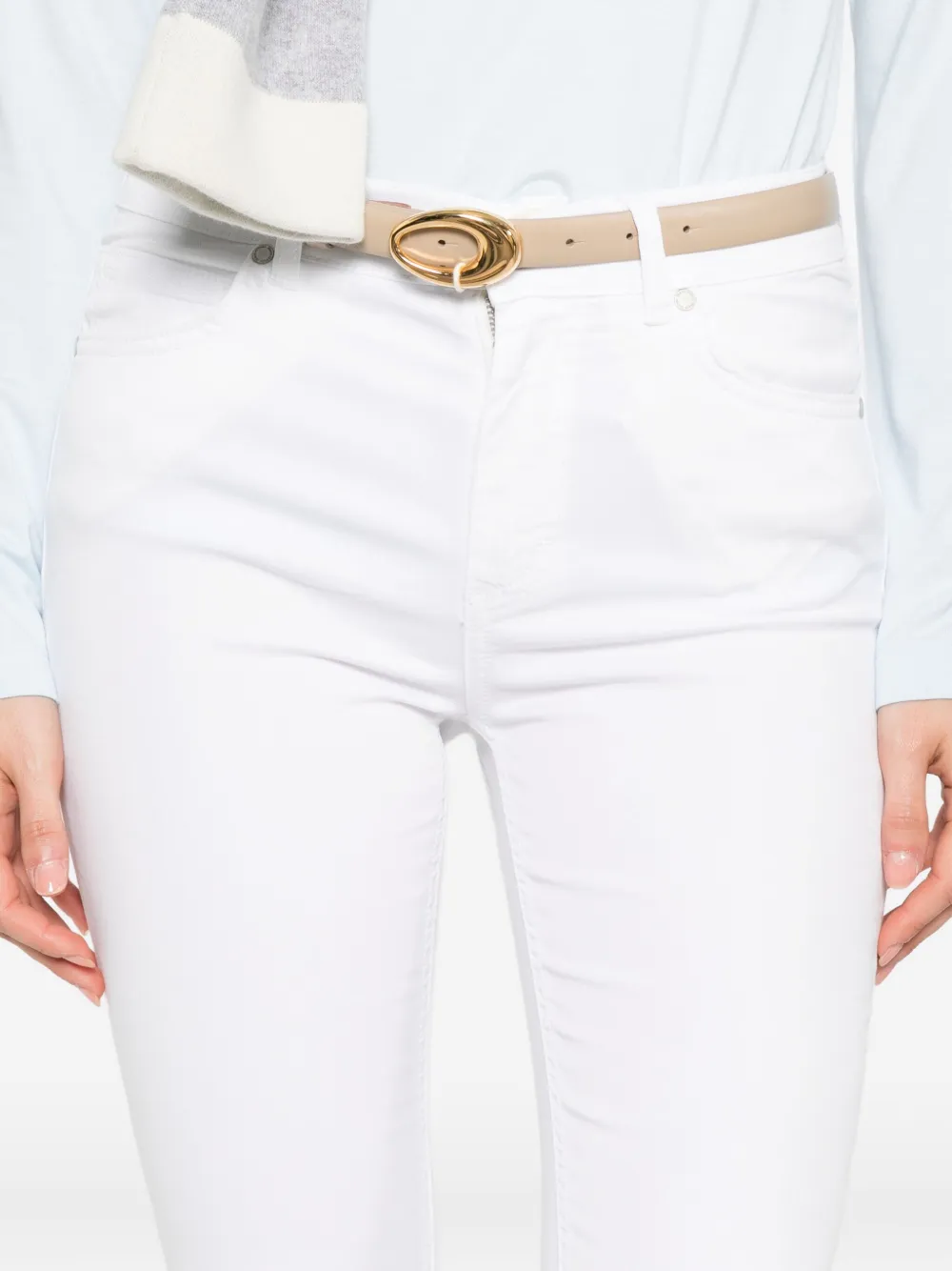 Marc O'Polo Broek met vijf zakken Wit