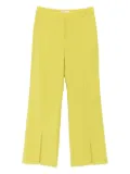 Marc O'Polo split-hem straight trousers - Green