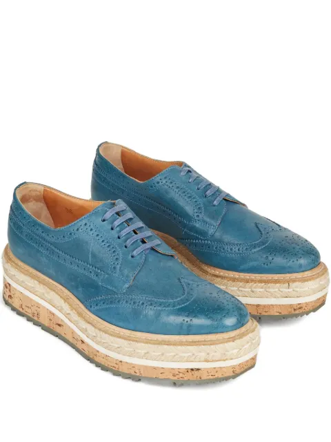 Prada Pre-Owned 2010 leather espadrilles 