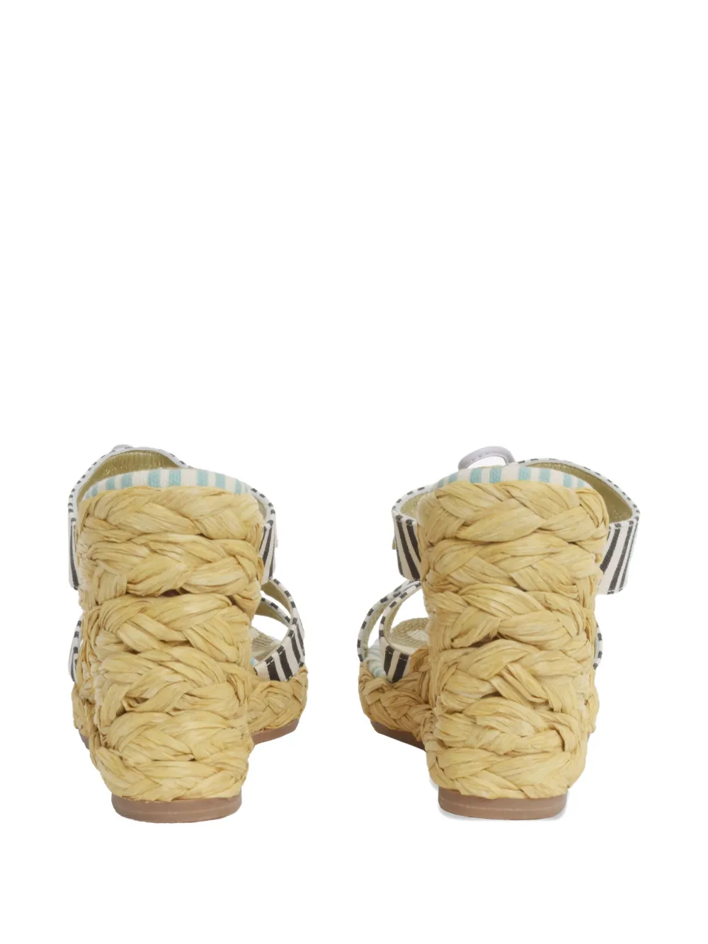Christian Lacroix Pre-Owned 110mm striped sandals - Wit