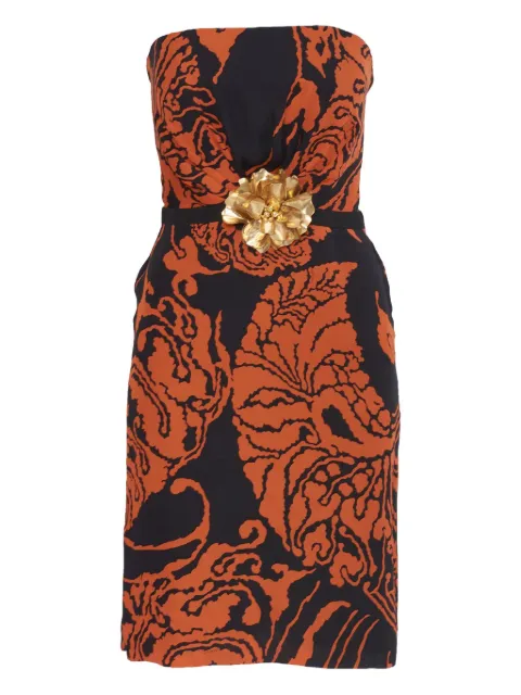 Gucci Pre-Owned vestido midi con detalles florales