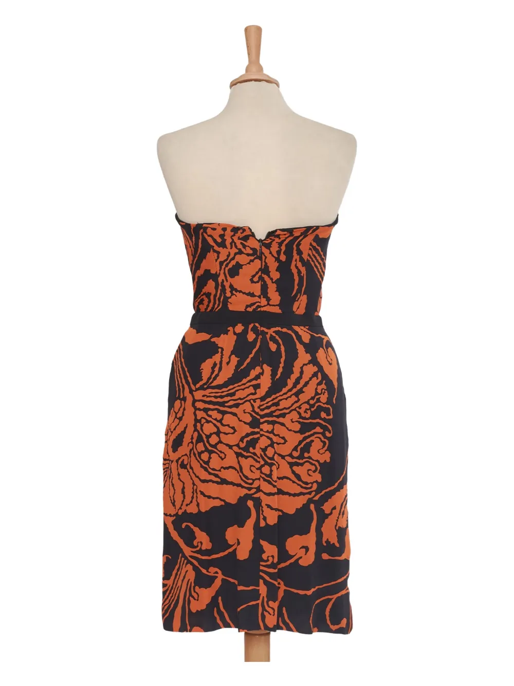 Gucci Pre-Owned flower-detailing midi dress - Oranje