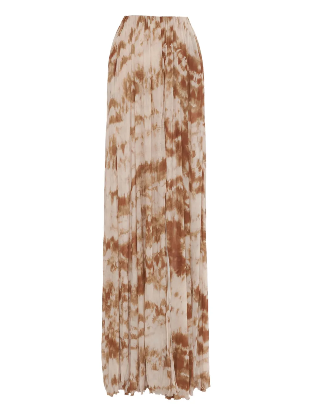 tie-dye maxi skirt