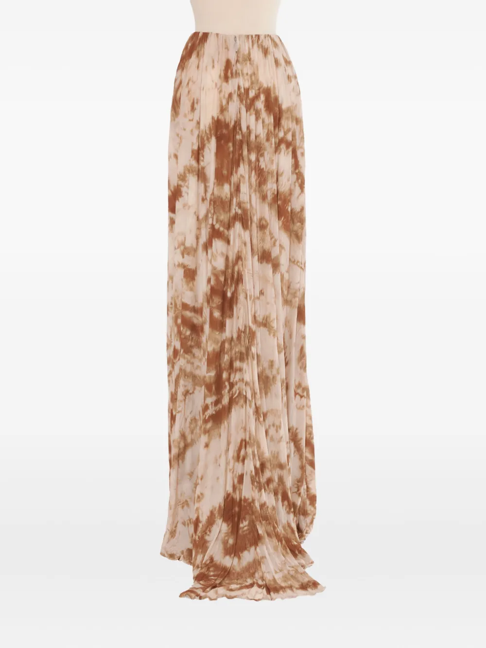Roberto Cavalli Vintage tie-dye maxi skirt - Bruin