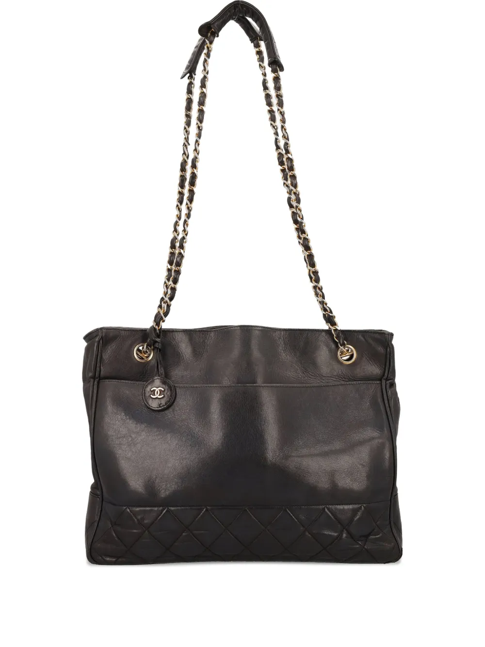 CHANEL Pre-Owned tote con correa de cadena | azul | Image 1