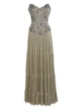 Vicky Tiel Couture Vintage pleated dress - Green