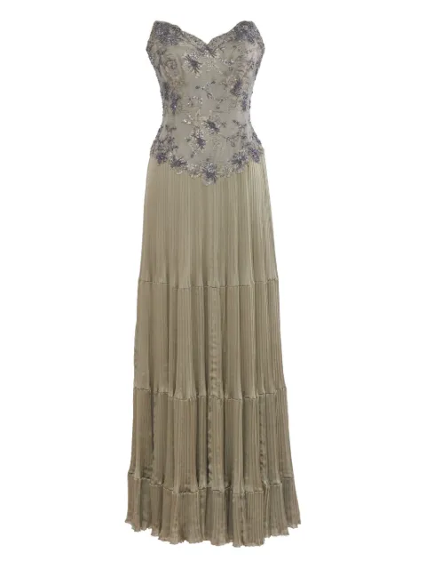 Vicky Tiel Couture Vintage vestido plisado