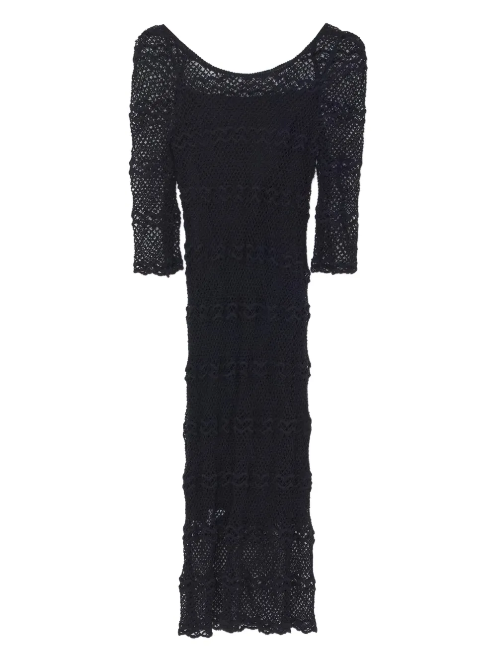 Alberta Ferretti Vintage 2000s openwork-design dress | Day Dresses | Image 2