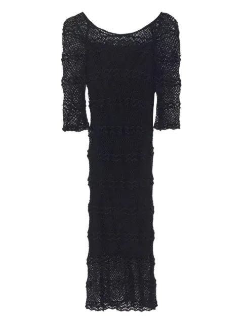 Alberta Ferretti Vintage 2000s openwork-design dress