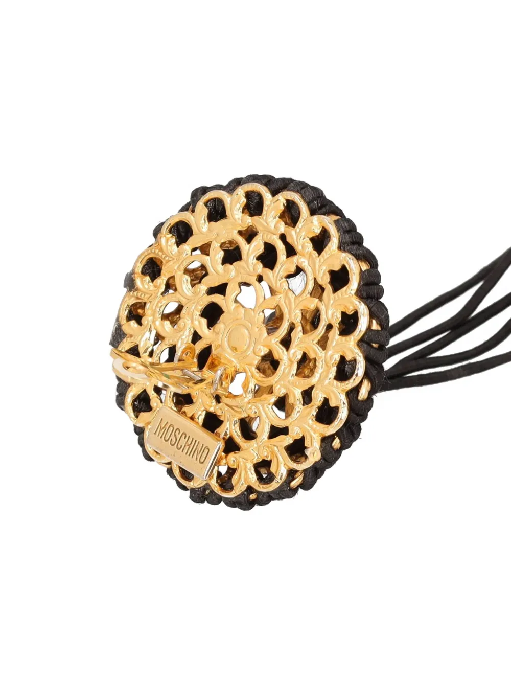 Moschino Pre-Owned aretes de clip Stone Dangle | Image 2