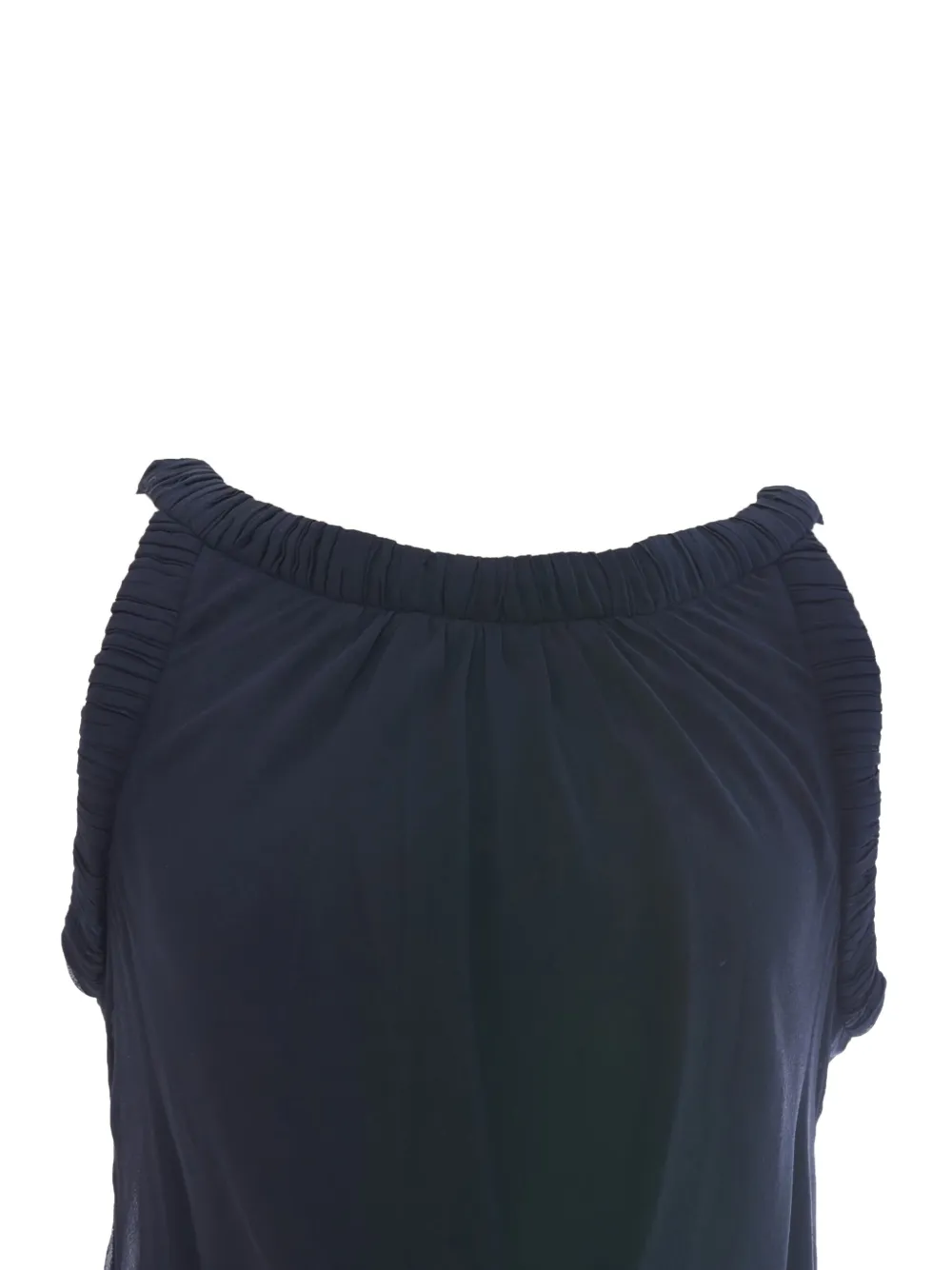 Vintage Pre-owned tulen jurk - Zwart