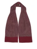 Hermès Pre-Owned patterned scarf - Red