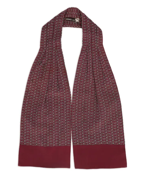 Hermès Pre-Owned patterned scarf