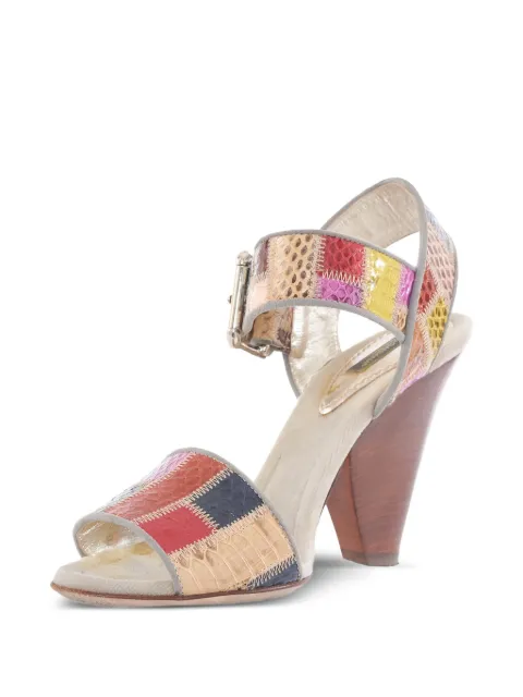 Dolce & Gabbana Pre-Owned patchwork-design sandals