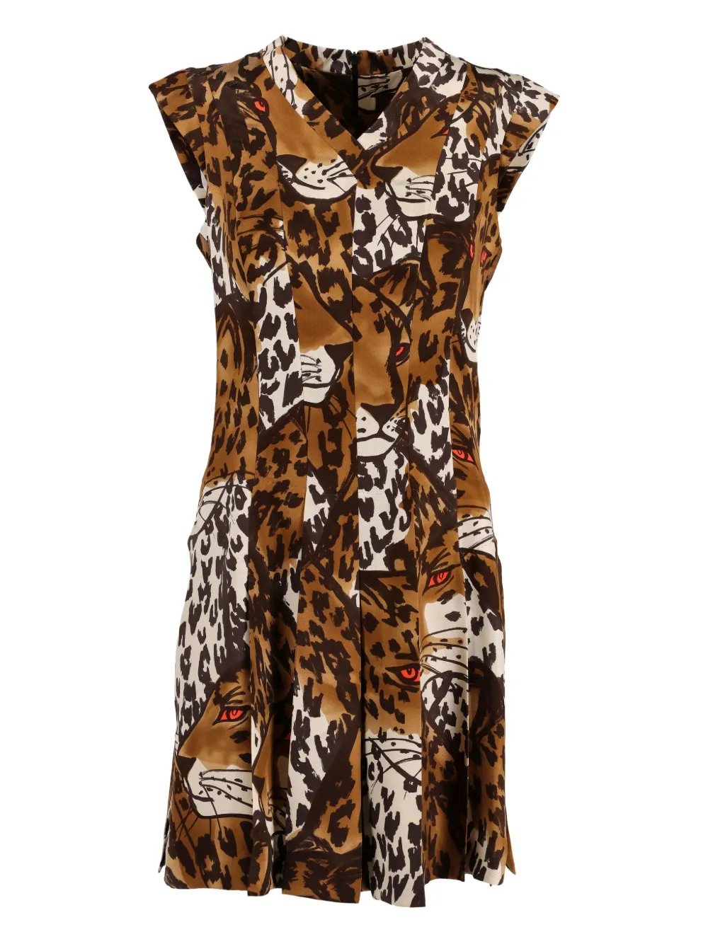 Louis Vuitton Pre-Owned silk midi dress - Brown
