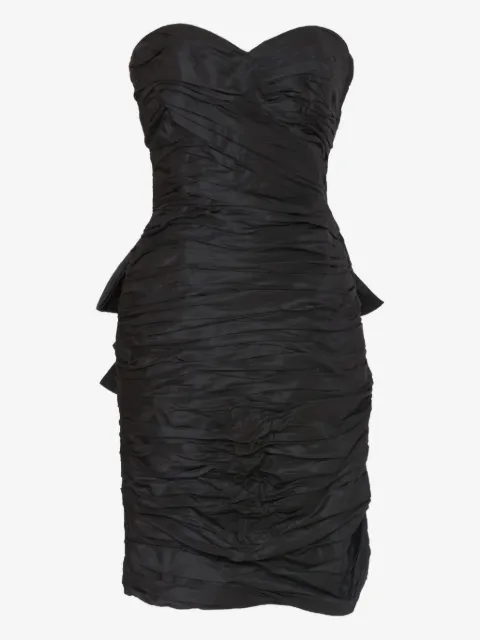 Vintage draped mini dress