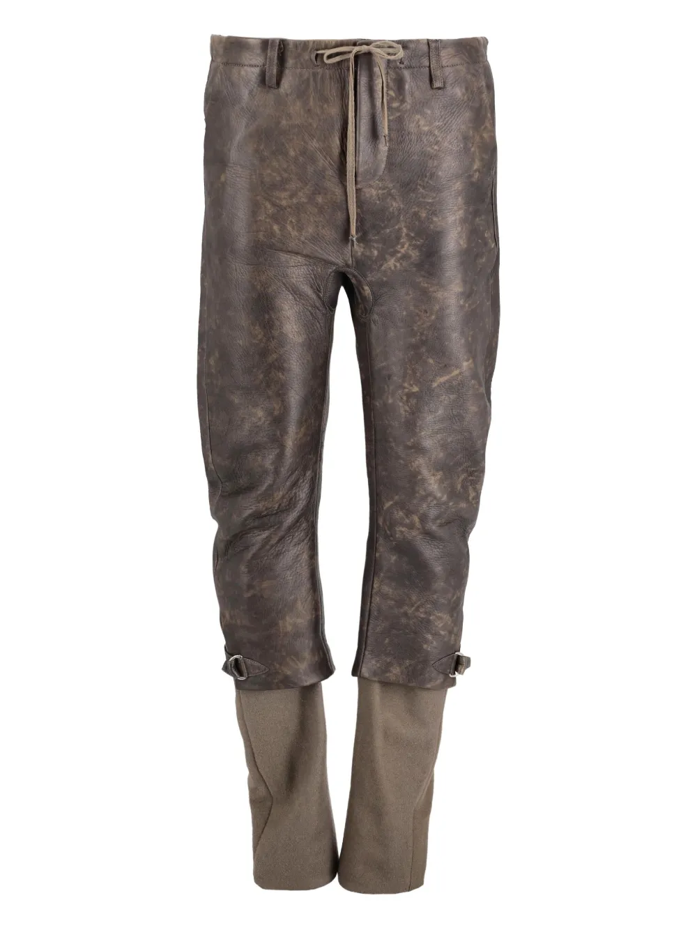 Vintage leather trousers - グリーン Vintage leather trousers - グリーン