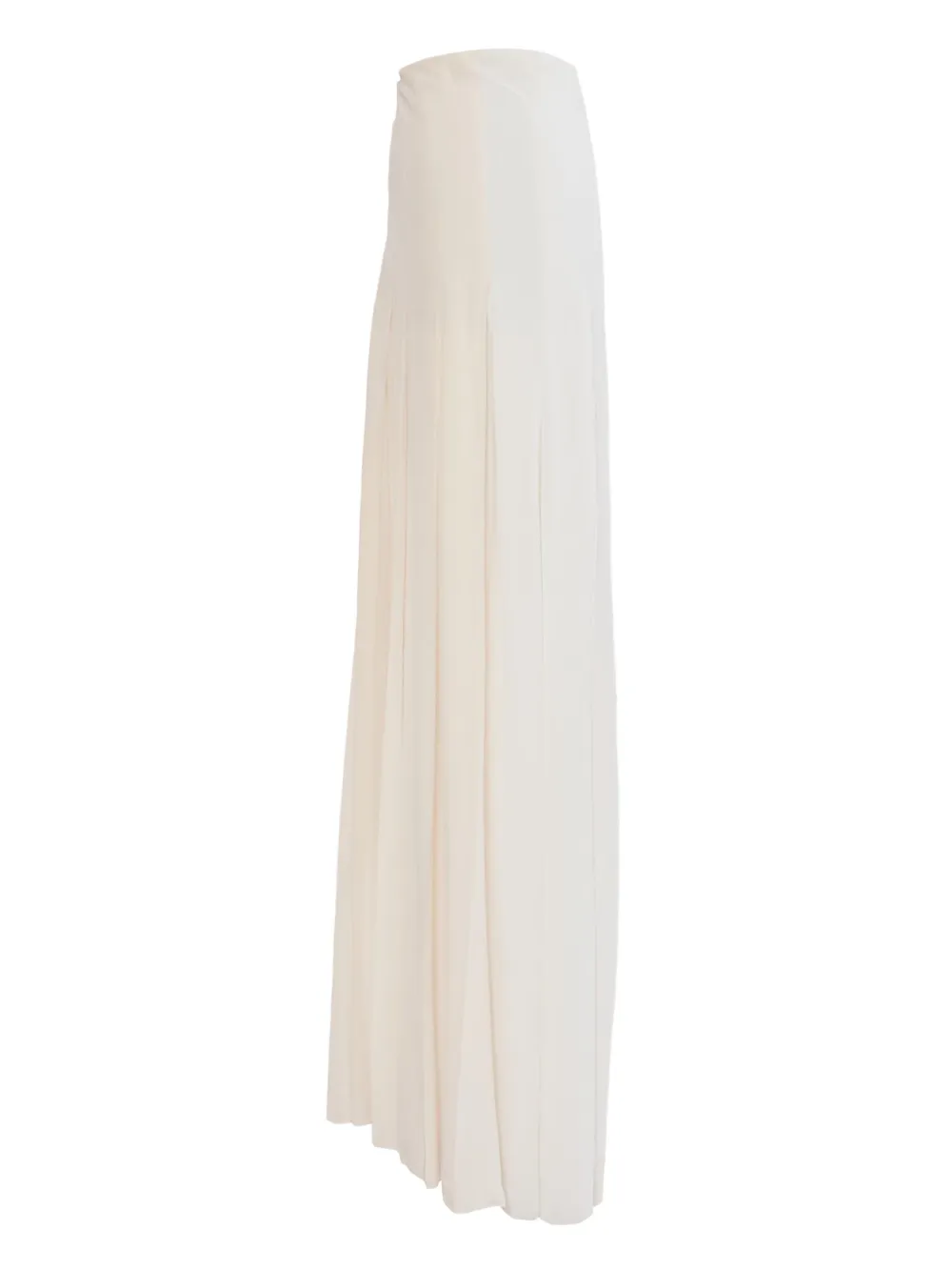 Roberto Cavalli Vintage pleated maxi skirt - Wit