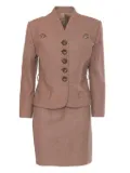 Vintage Pre-Owned wool suit - Brown