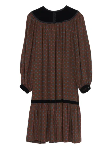 Saint Laurent Pre-Owned 1970s silk mini dress