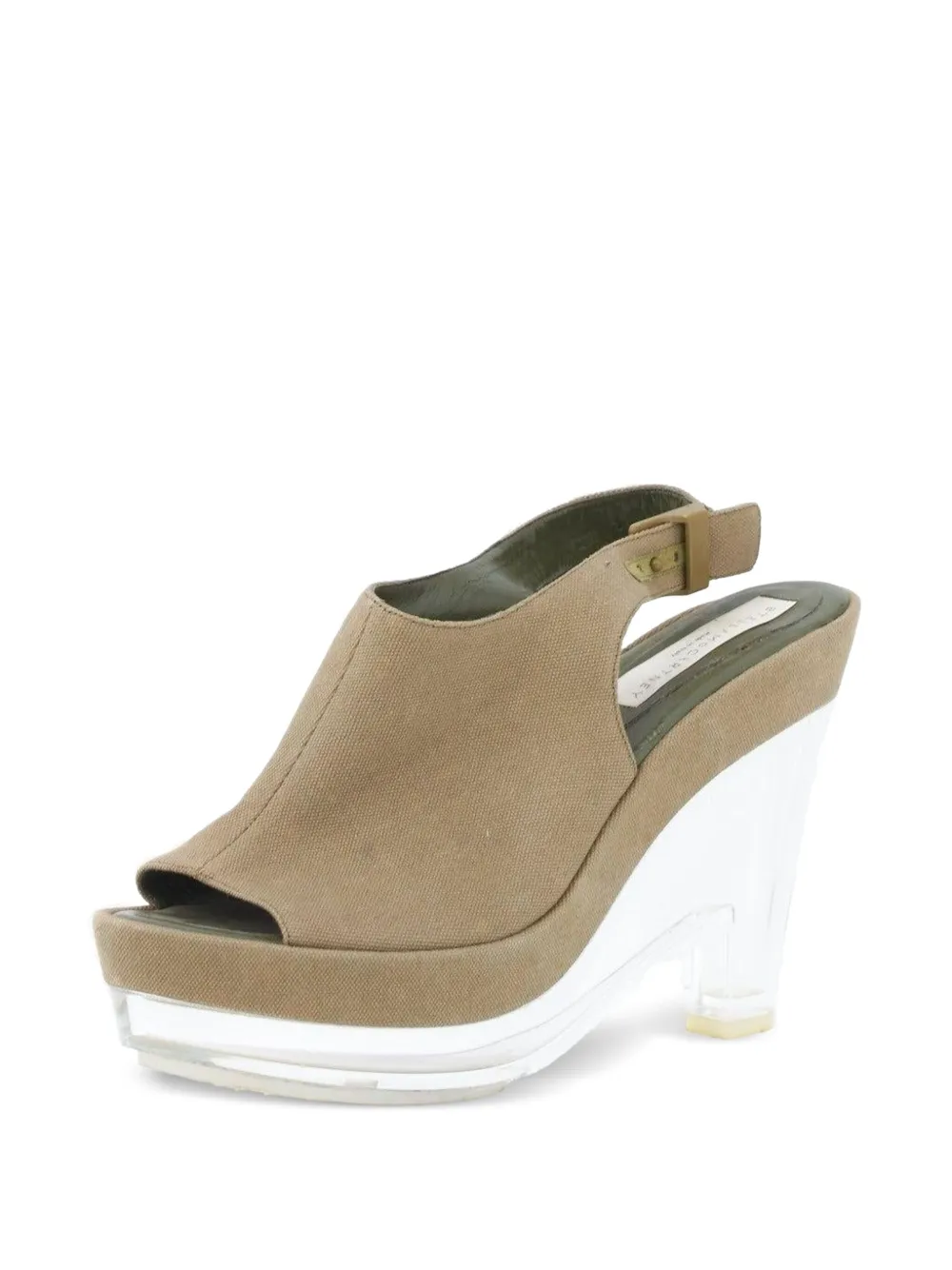 Stella McCartney Pre-Owned 2000s 127 mm pumps met plateauzool - Groen