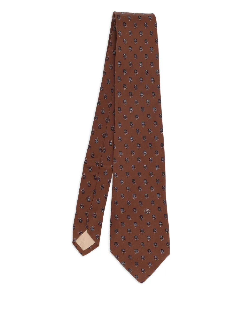 Gucci Pre-Owned Drums Patterned silk tie | marron | Image 1