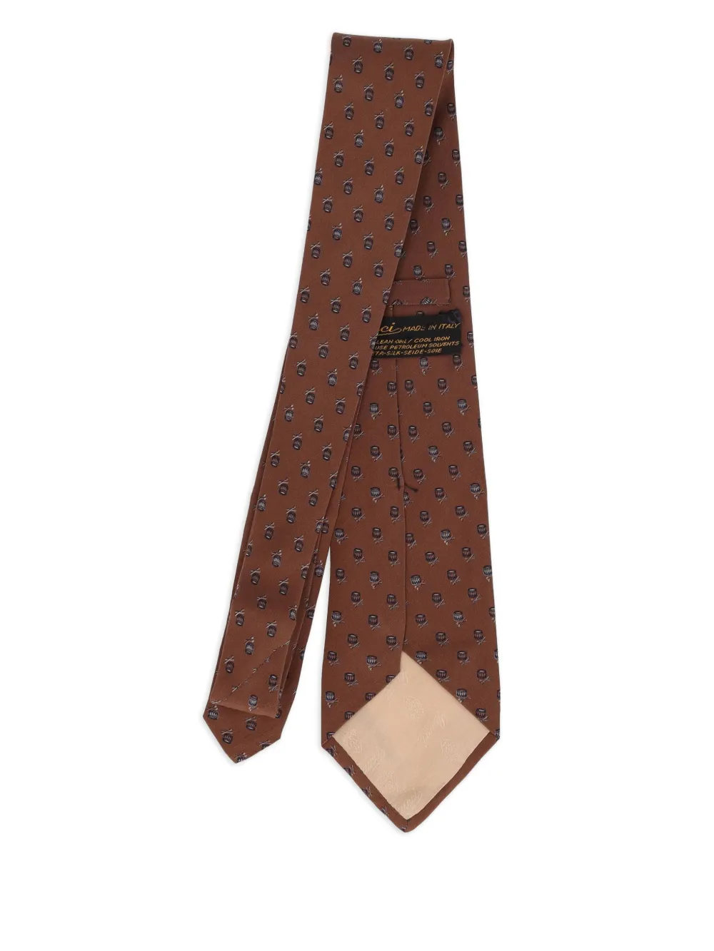 Gucci Pre-Owned Drums Patterned silk tie | Image 2