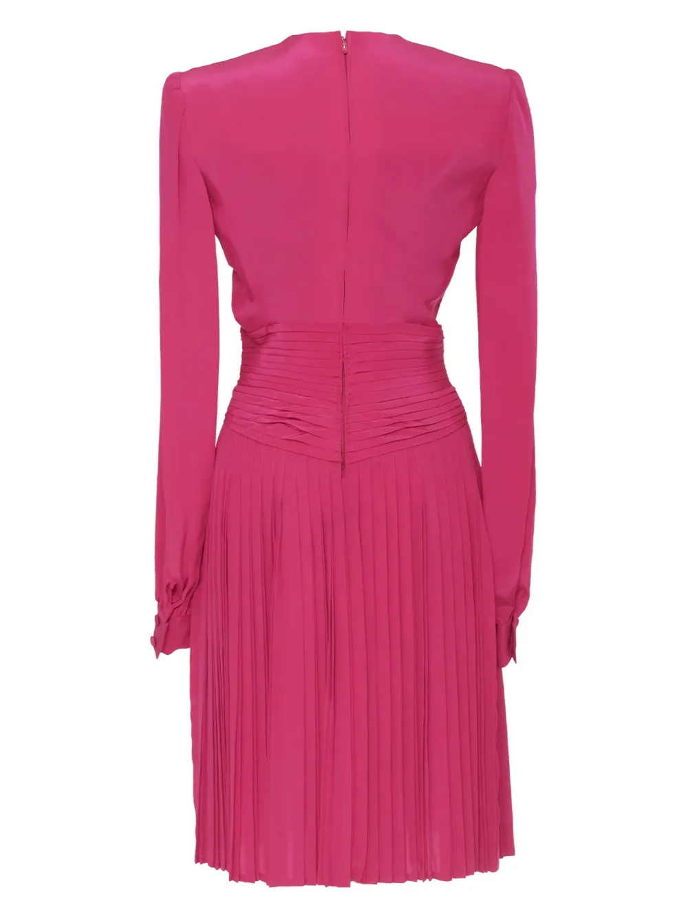 Andrè Laug Vintage Geplooide midi-jurk - Roze