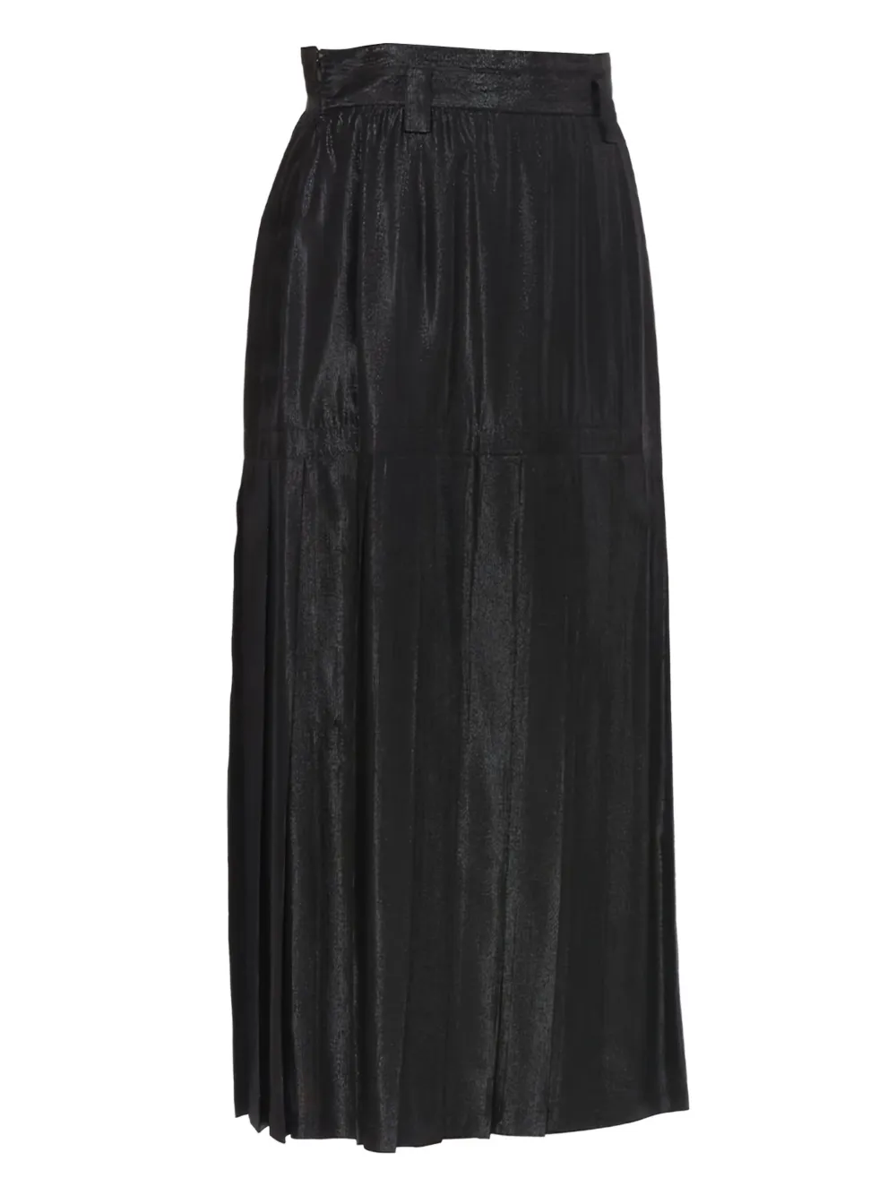 Versace Pre-Owned 1980s zijden midi-rok - Zwart