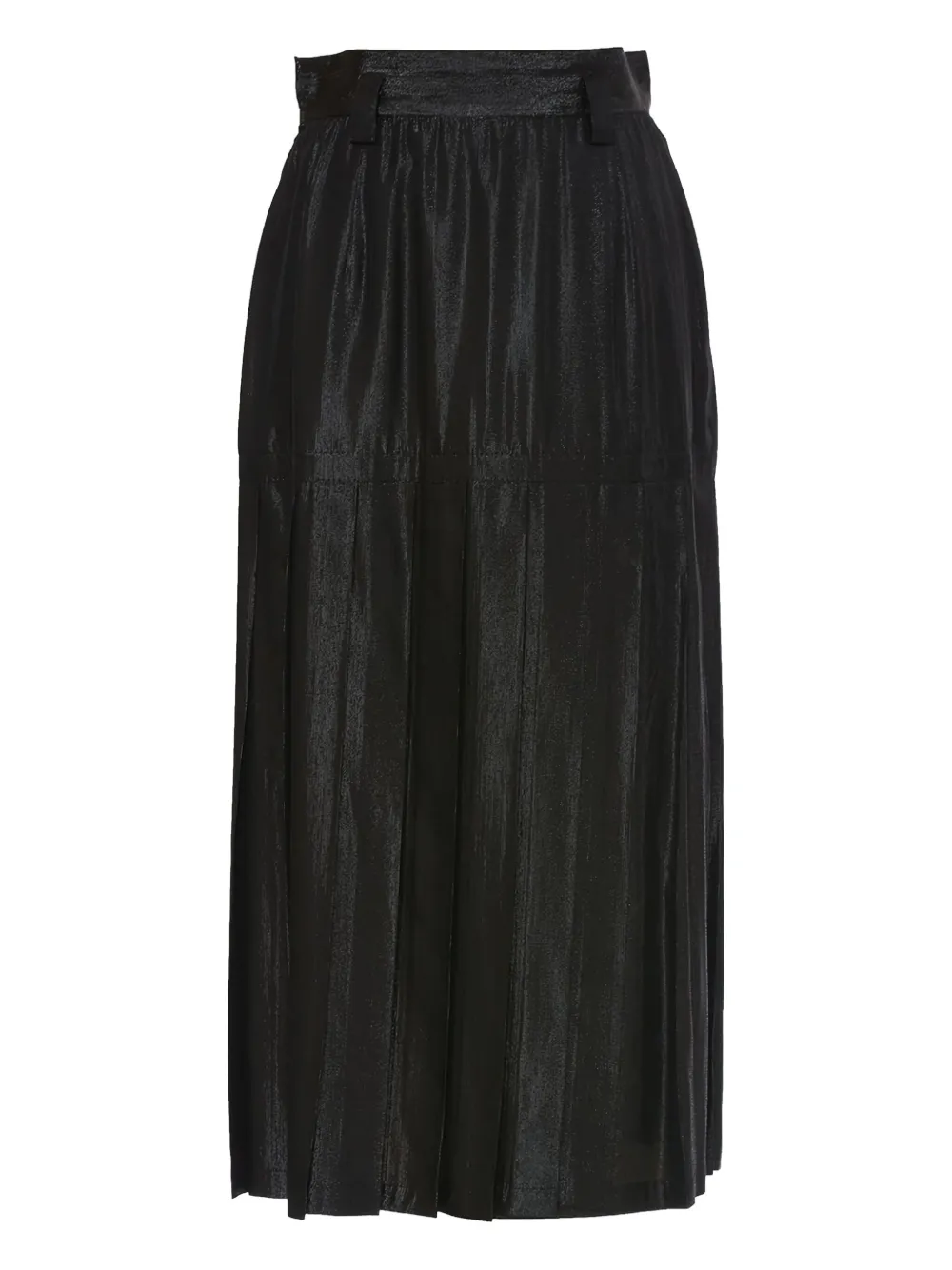 Versace Pre-Owned 1980s silk midi skirt | Black | Image 1