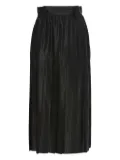 Versace Pre-Owned 1980s silk midi skirt - Black