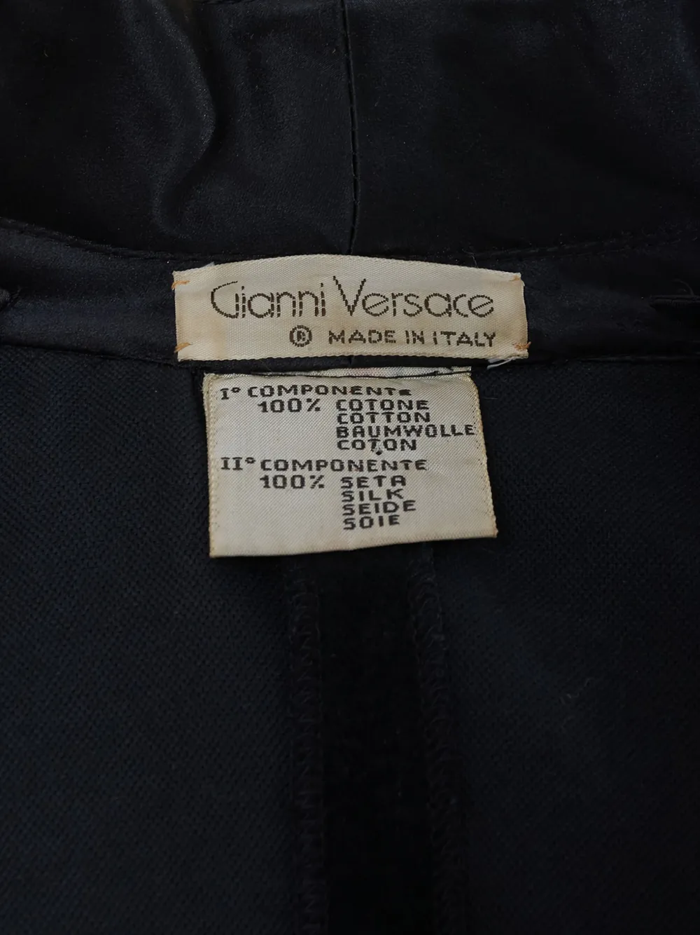 Pre-owned Versace Velvet Midi Dress