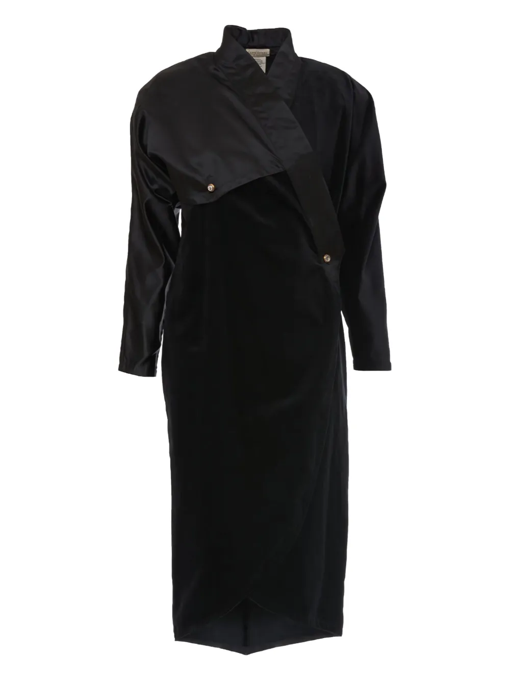 Versace Pre-Owned vestido midi de terciopelo | negro | Image 1