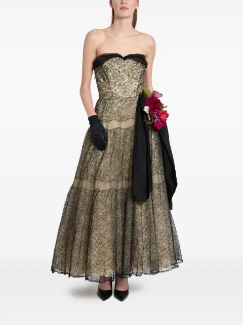 Vintage 1950s evening gown