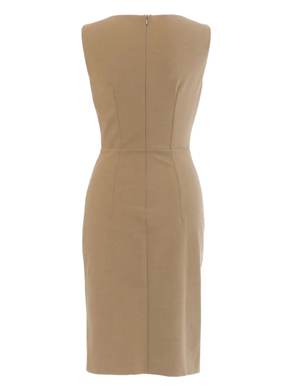 Max Mara Gelaagde midi-jurk - Groen