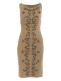 Max Mara stud-embellished midi dress - Green