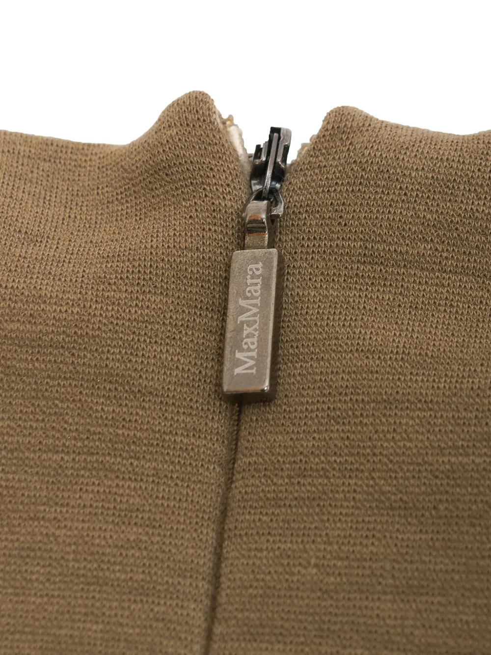 Pre-owned Max Mara Stud-embellished Midi Dress In Green