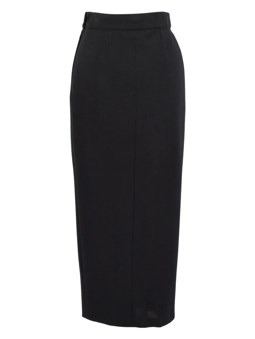 Gianfranco Ferré Pre-Owned Wollen midi-rok - Zwart