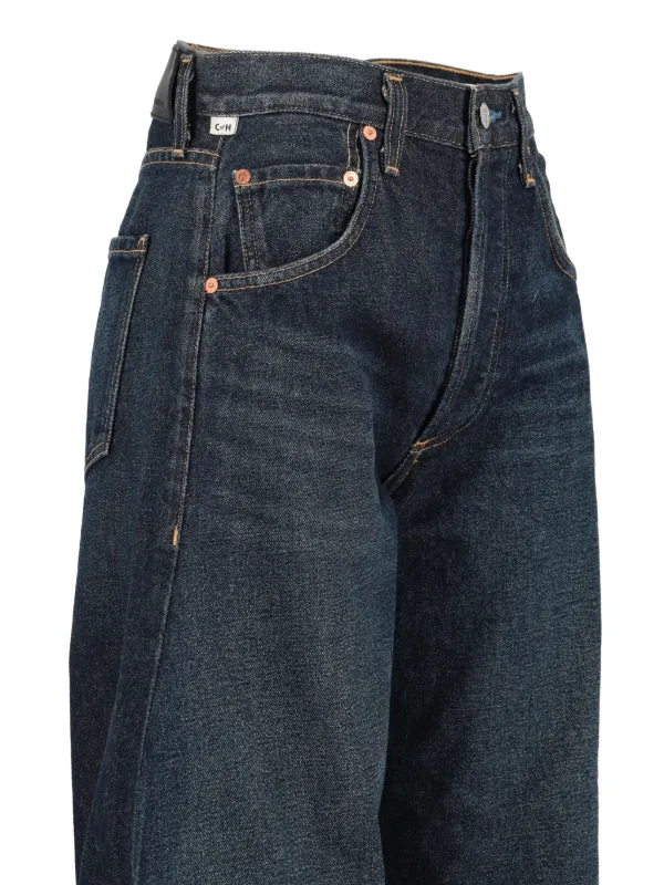 Citizens Of Humanity Horseshoe logo-patch Jeans Blue FARFETCH IN