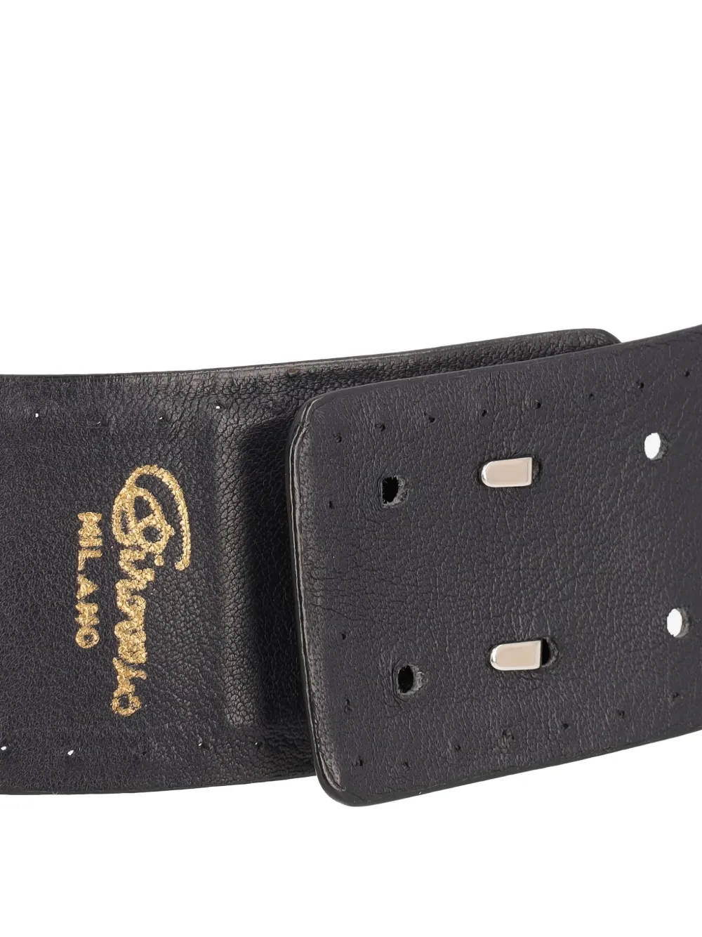 Pre-owned Pirovano Vintage Leather Chain Belt