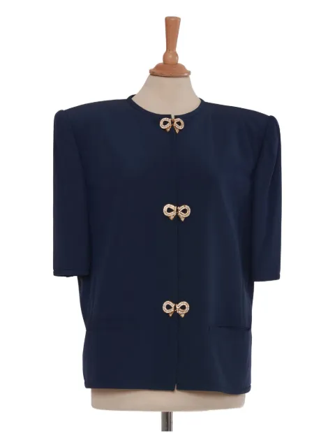 Valentino Garavani Pre-Owned 1980s Cotton Tailleur skirt suit
