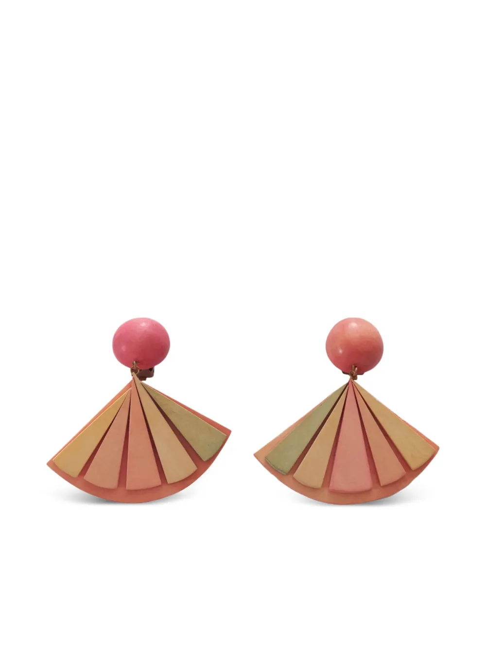 pre-owned wooden earrings