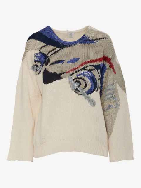 Krizia Pre-Owned Maglione a fantasia