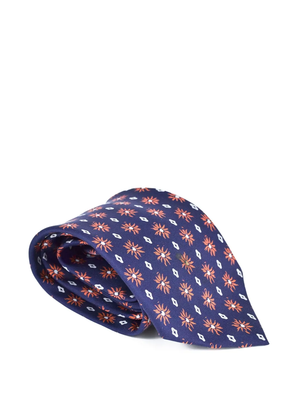 Herno pre-owned floral-print tie | Blue | Image 1