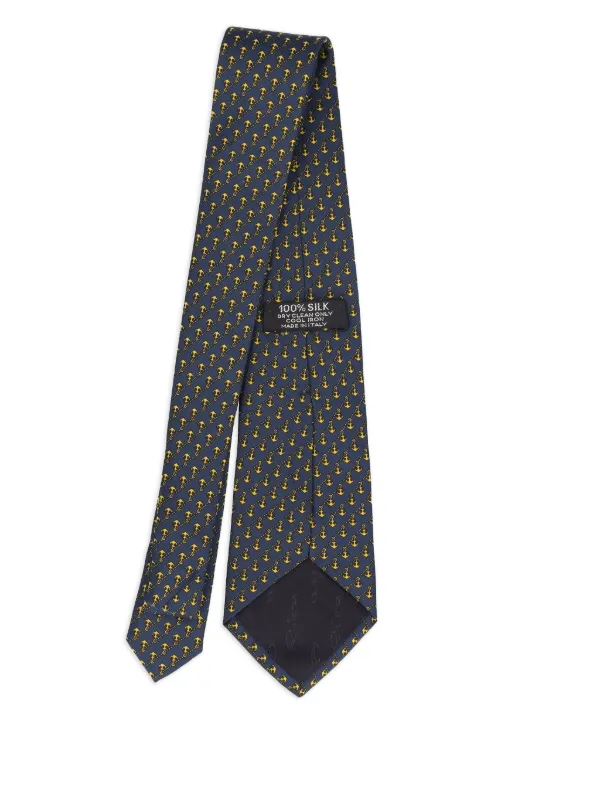 Vintage Anchor シルク ネクタイ | ブルー | FARFETCH JP