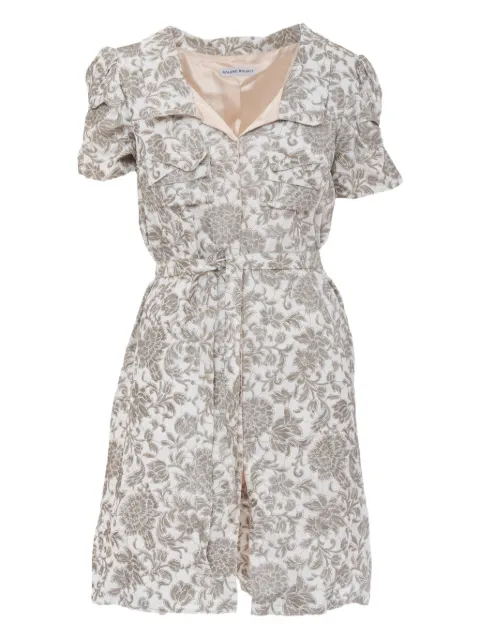 Roland Mouret floral-jacquard shirt dress